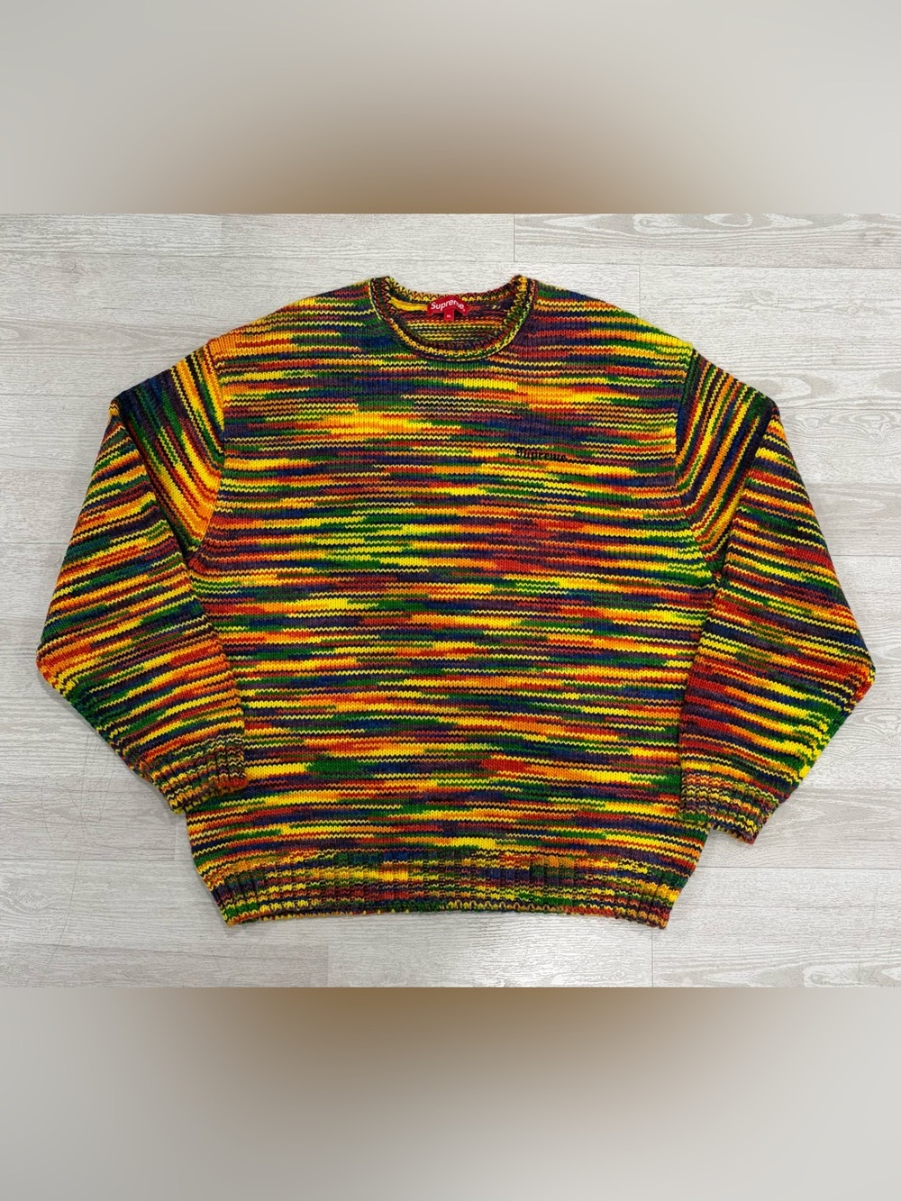 Supreme Static Sweater ‘Multicolor’ Fall/Winter 2020 SIZE XL